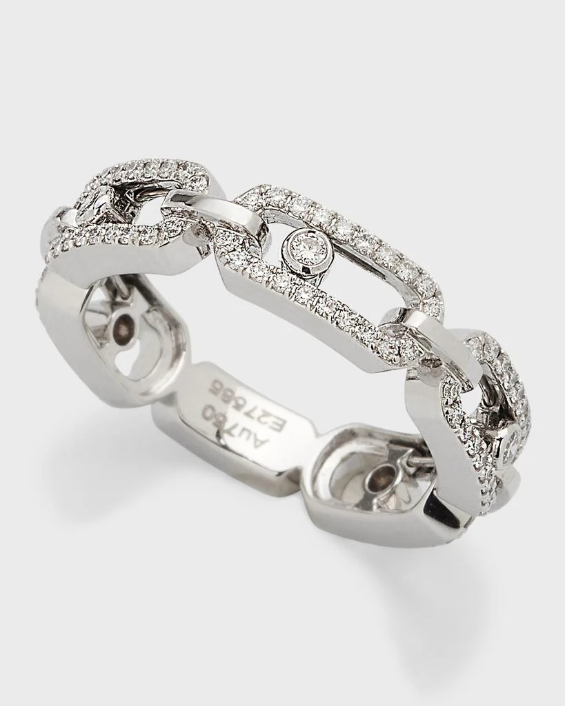 Messika MOVE UNO 18K WHITE GOLD DIAMOND PAVE RING 3