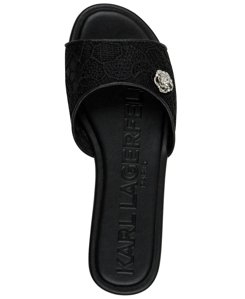 Karl Lagerfeld Paris CELIN FLORAL FLAT SLIDE 3