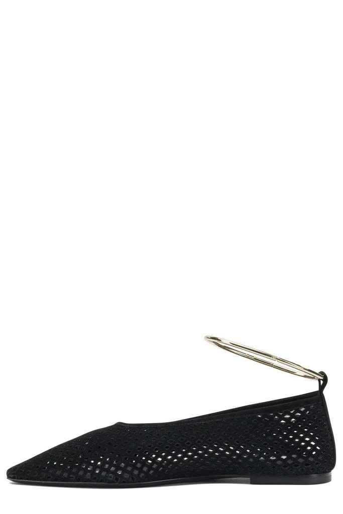 Jil Sander Jil Sander Pointed Toe Perforated Ballet Flats 2