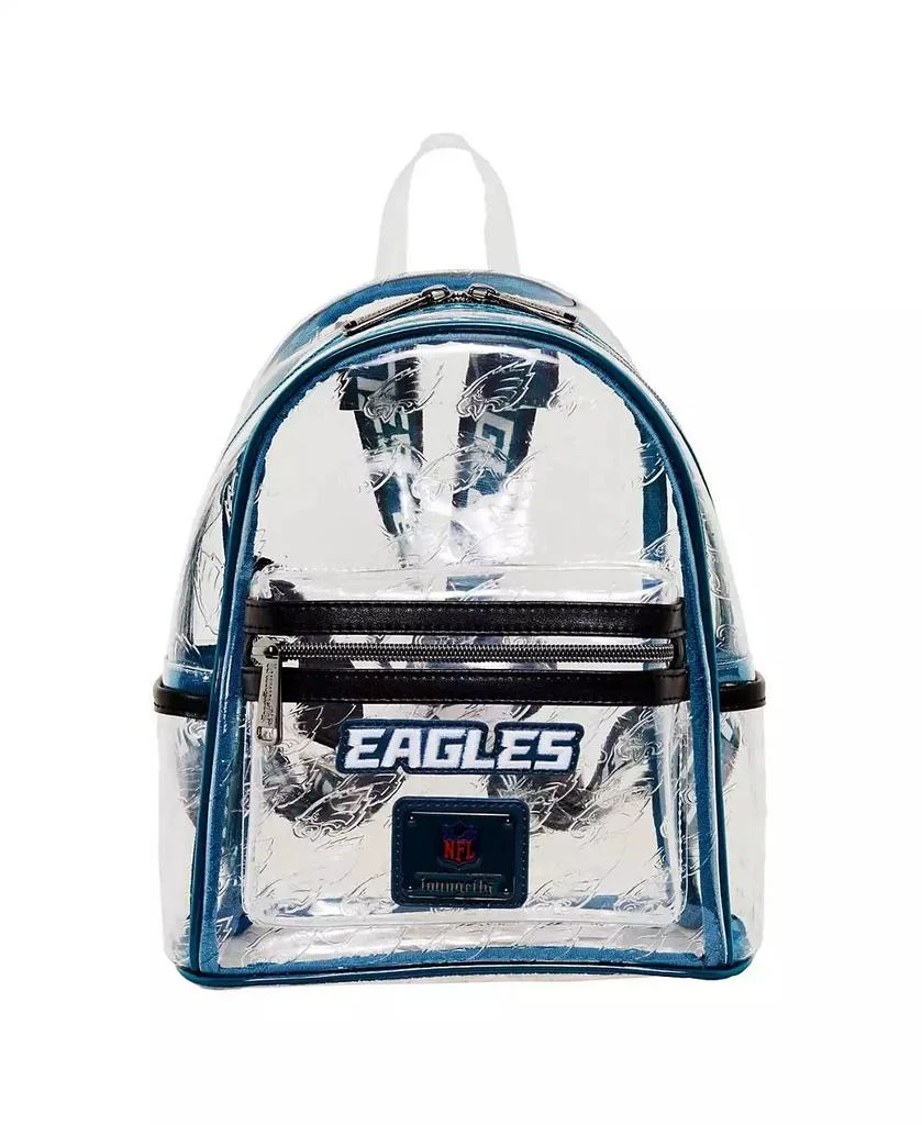 Loungefly Men's and Women's Philadelphia Eagles Clear Mini Backpack 1