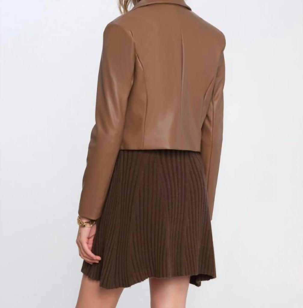 heartLoom Heartloom - Kamara Faux Leather Blazer