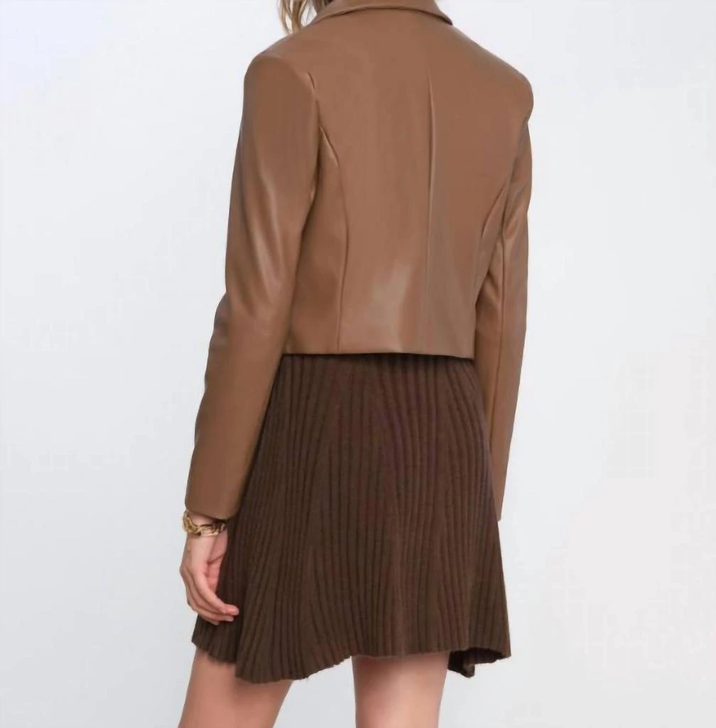 heartLoom Heartloom - Kamara Faux Leather Blazer 2