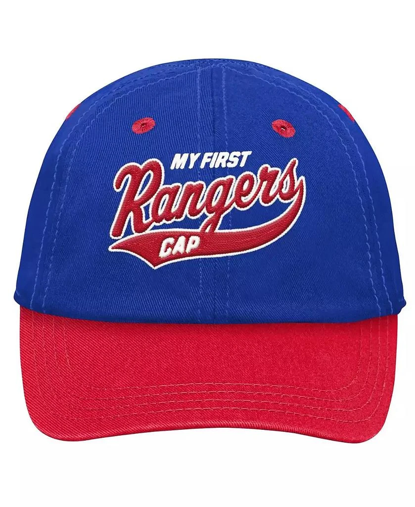 Outerstuff Baby Boys and Girls Blue New York Rangers My First Tail Sweep Slouch Flex Hat 3