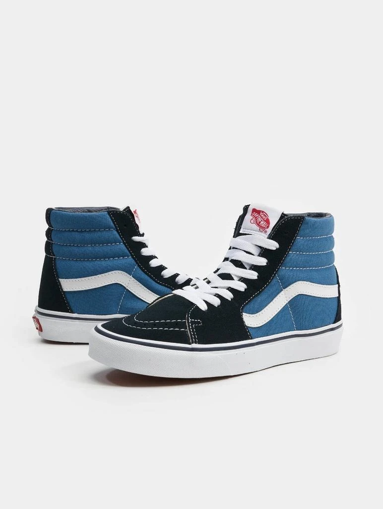 Vans Sk8-Hi VN000D51NVY Sneakers Mens US 5.5 Navy Leather Skate Shoes GBNC469 1