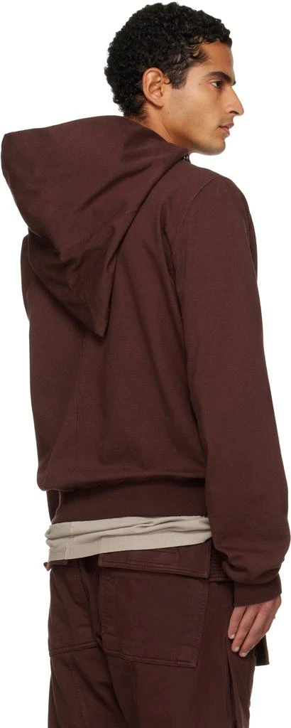 Rick Owens Burgundy Concordians Mountain Hoodie 3