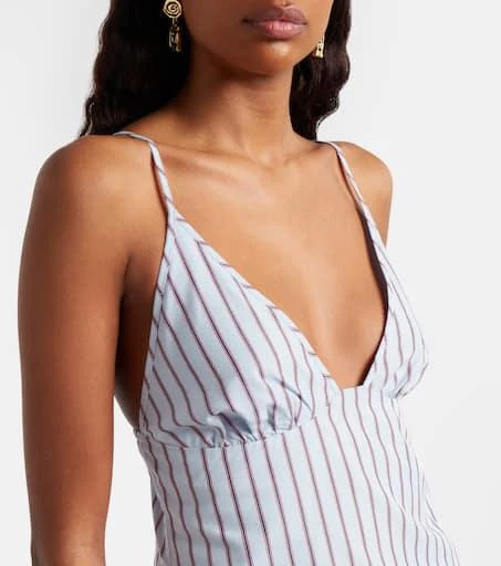 SIR. Lista pinstripe cotton-blend top 4