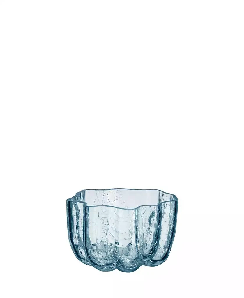 Kosta Boda 3.8" Circular Crystal Glass Crackle Bowl 1