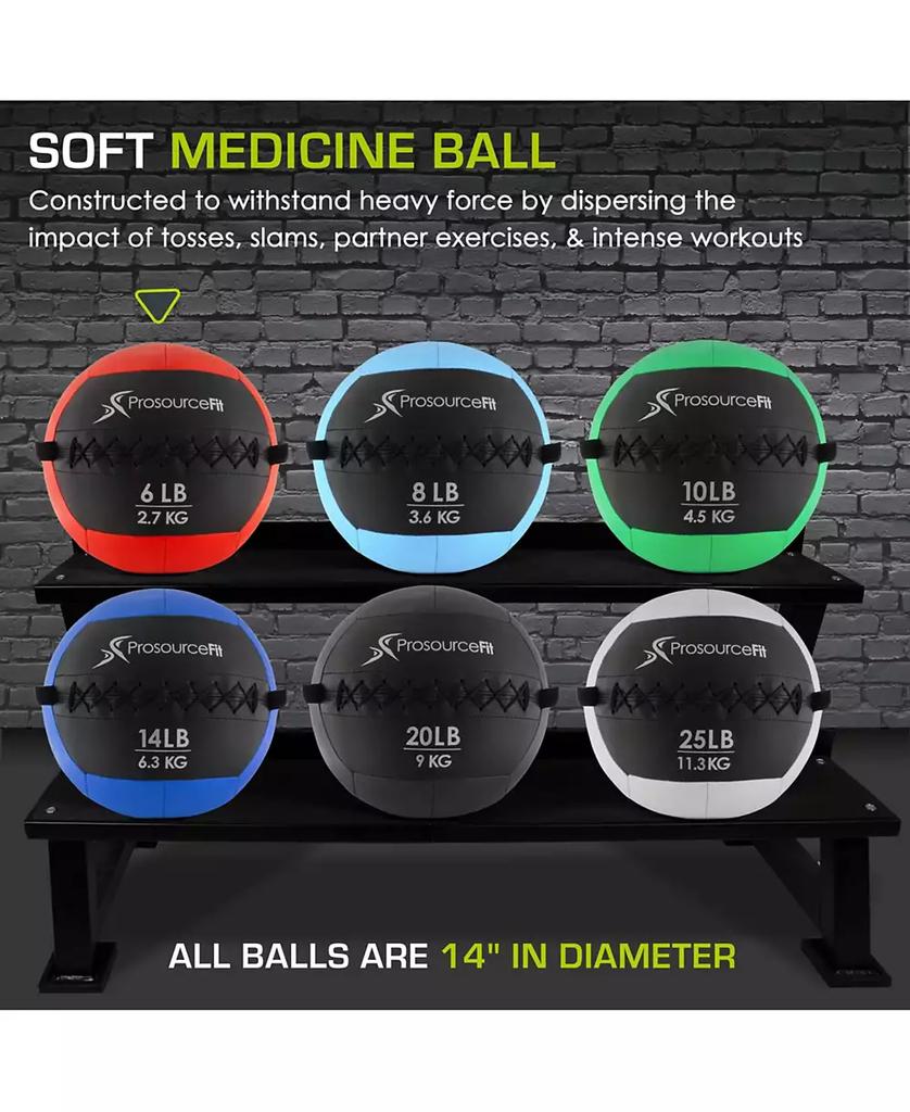 ProsourceFit Soft Medicine Ball, 6lb