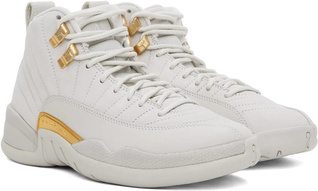 Jordan Beige Air Jordan 12 Retro Sneakers 4