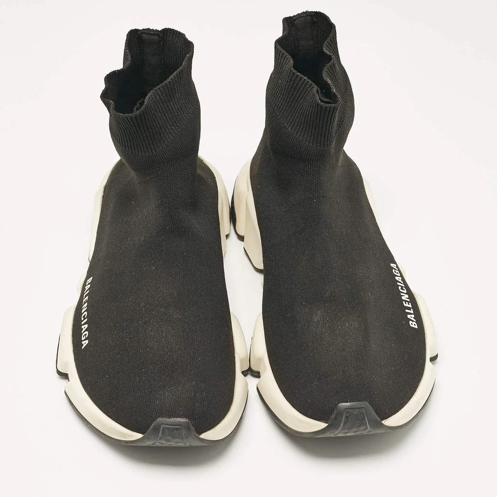 Balenciaga Balenciaga Black Knit Fabric Speed Trainer Slip On Sneakers Size 40 3