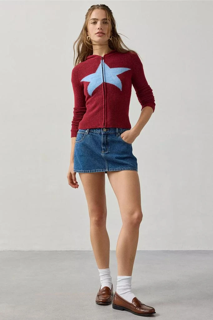 BDG BDG Monet Star Graphic Zip-Up Hoodie Sweatshirt 3