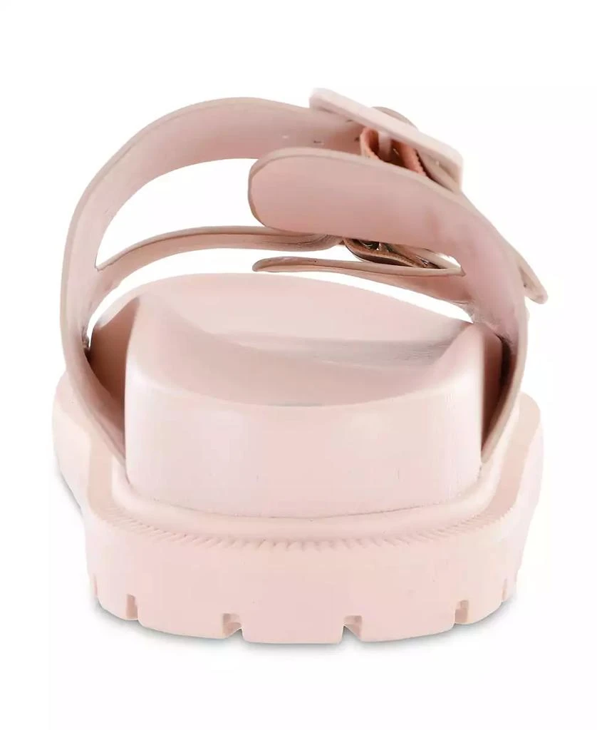 MIA Women's Gen Double Buckle Flat Slide Sandals 3