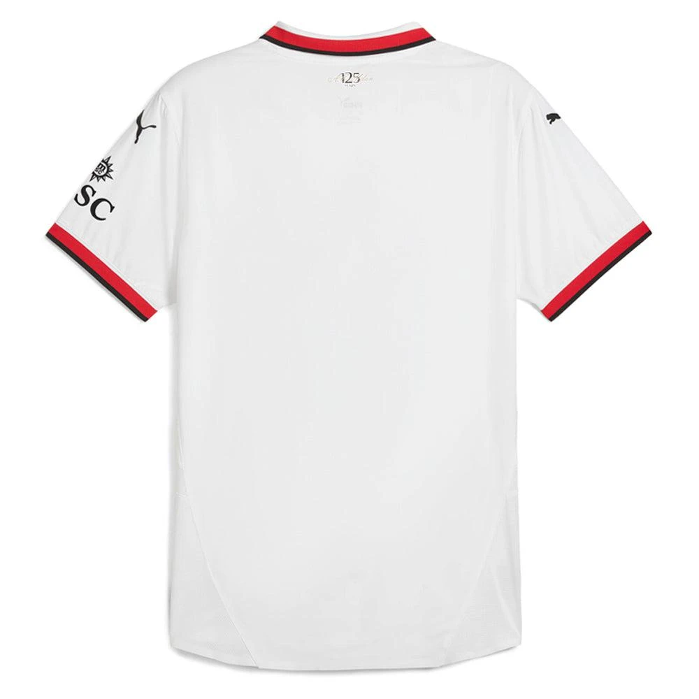 Puma AC Milan Away Authentic Collared Short Sleeve Soccer Jersey 4