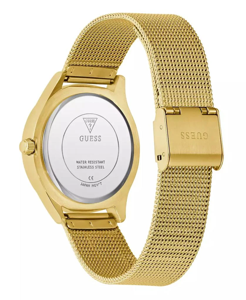 GUESS Women’s Analog Gold-Tone Mesh Watch, 34mm 4