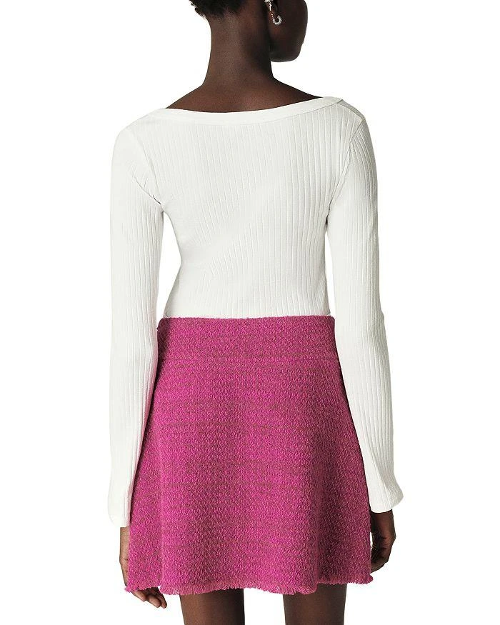 ba&sh Jupe Bonnie Tweed Mini Skirt 3