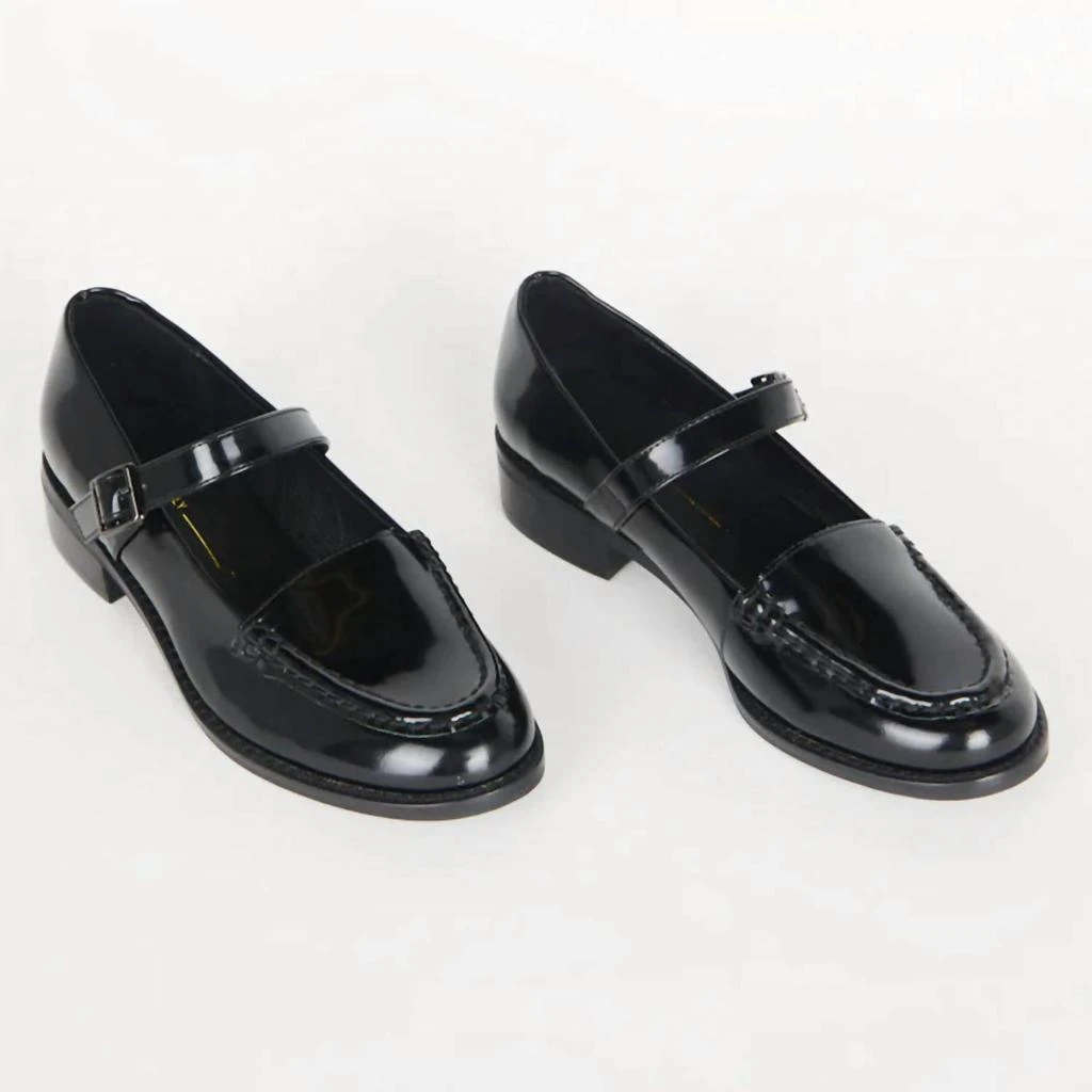 Intentionally Blank Women's Rafters Mary Jane Loafer In Black 2