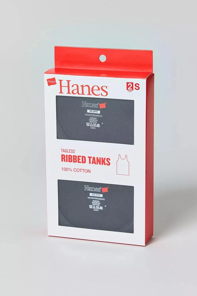 Hanes Hanes UO Exclusive Ribbed Tank Top 2-Pack 4