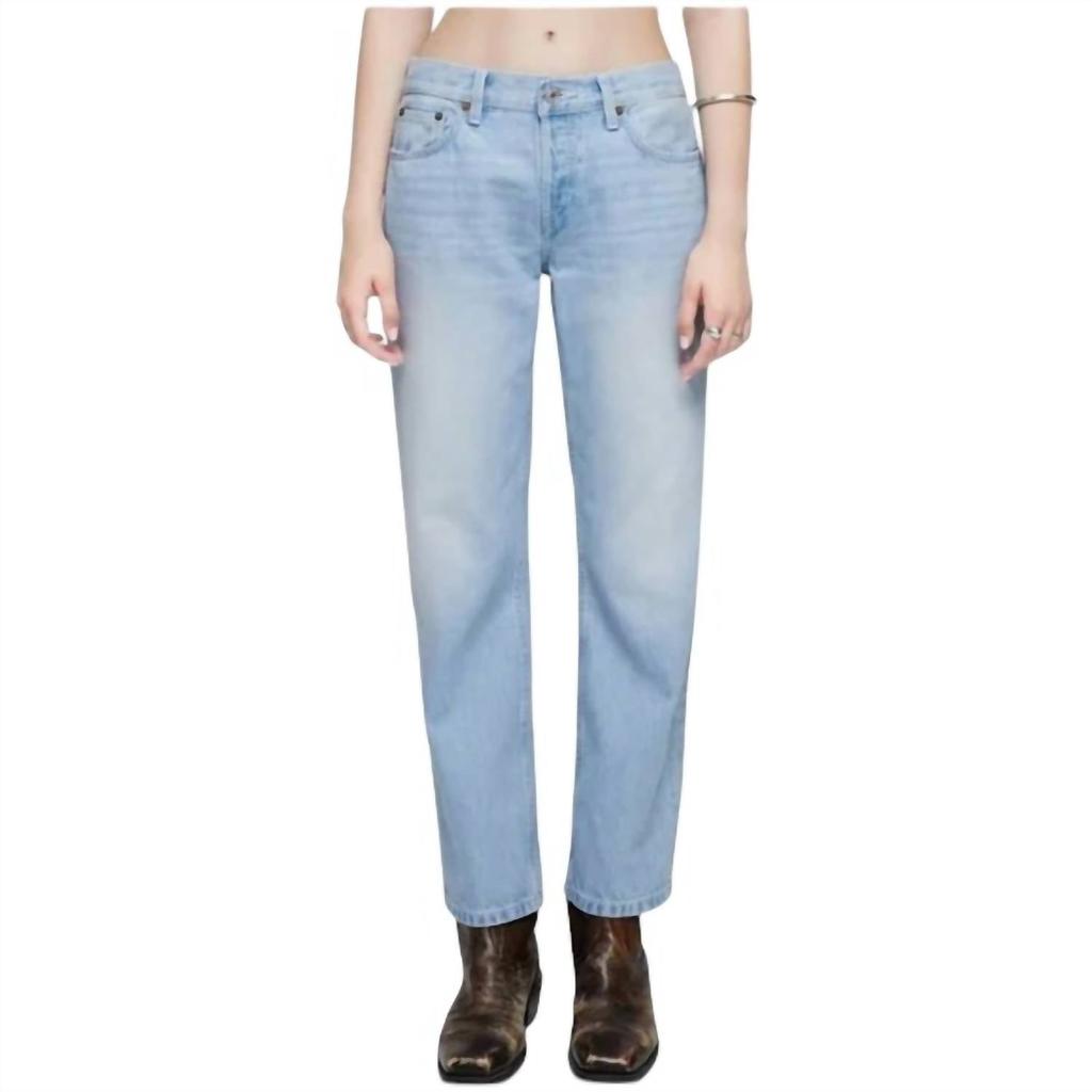 Re/Done Re/Done - 70s Easy Straight Crop Jeans