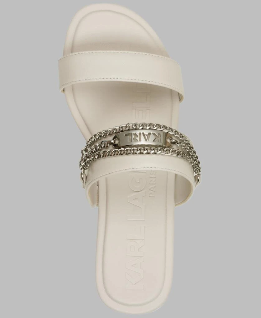 Karl Lagerfeld Paris CANNE DOUBLE BAND FLAT SANDAL 3