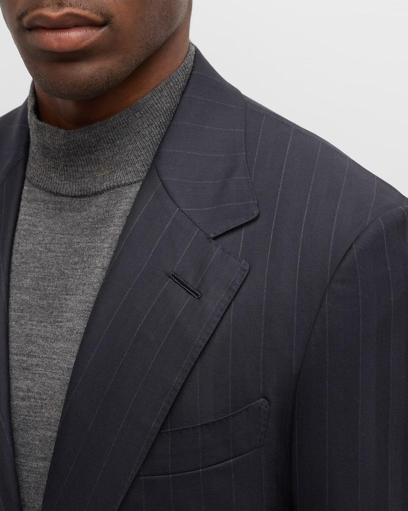 Tom Ford Men's Shelton Herringbone Stripe Suit