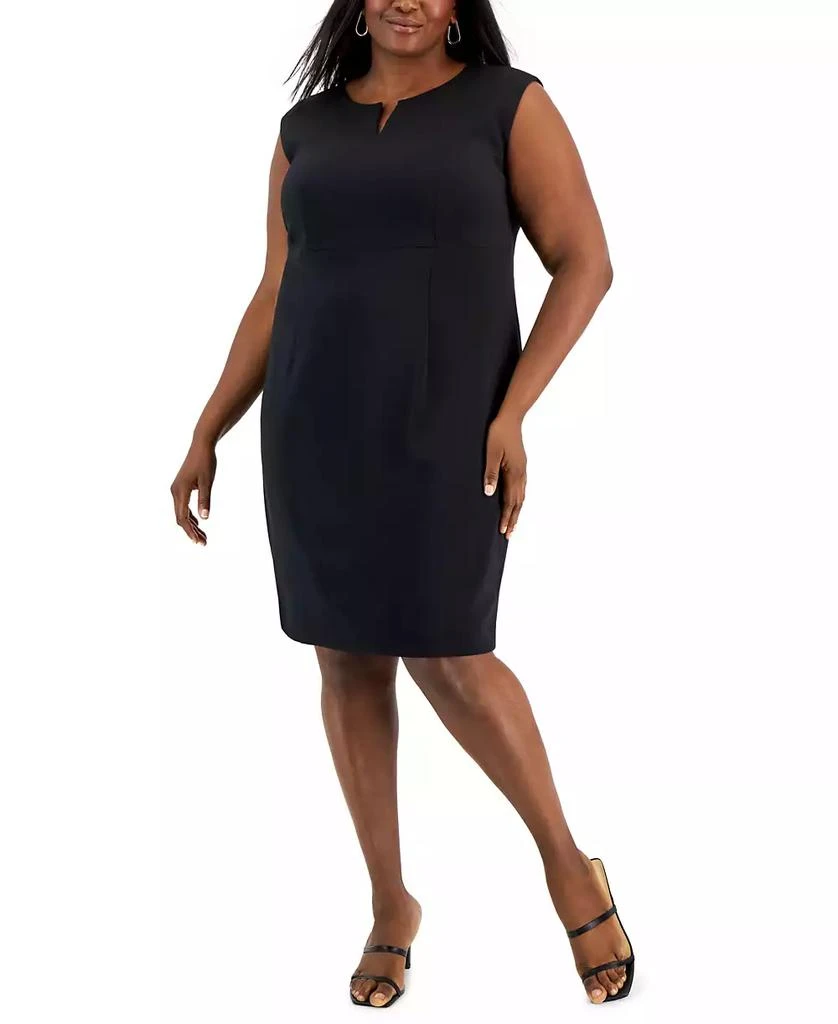 Kasper Plus Size Sleeveless Sheath Dress 1