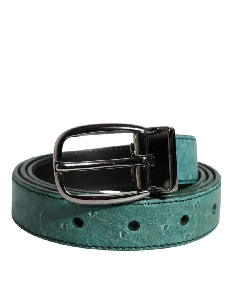 Dolce 
Gabbana Leather Tone Metal Buckle Men
s Belt