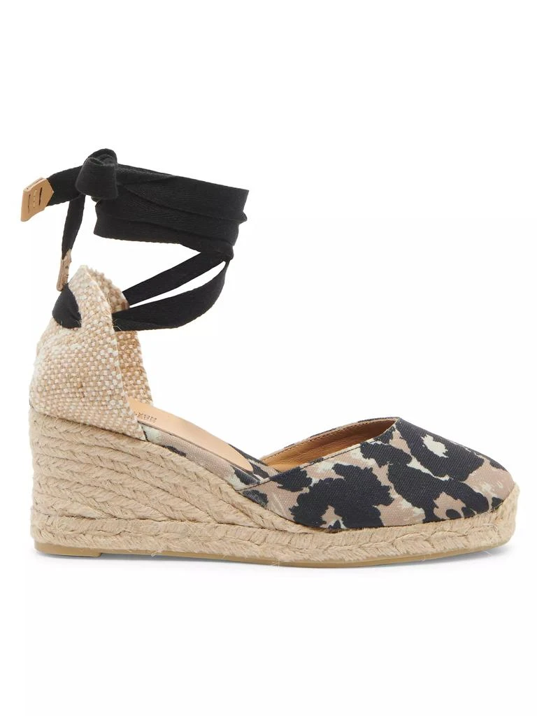 CASTAÑER Carina Animal-Print Wedge Espadrilles 1