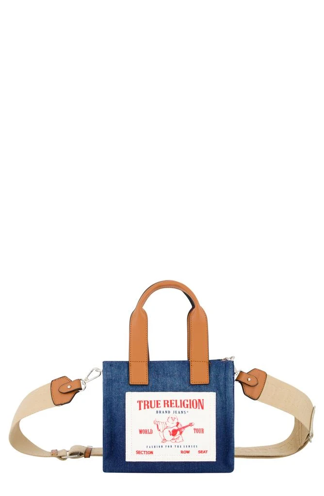 True Religion Mini Denim Tote Bag 1
