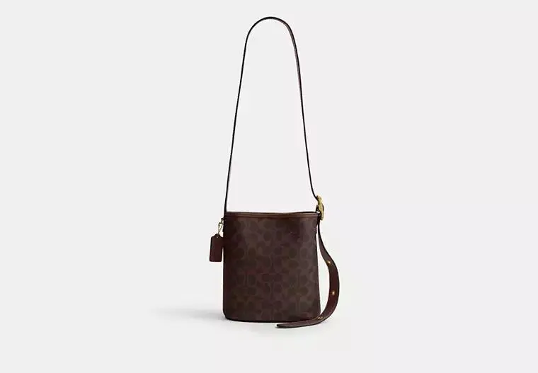 Coach Bleecker Bucket Bag 21 In Signature Canvas
