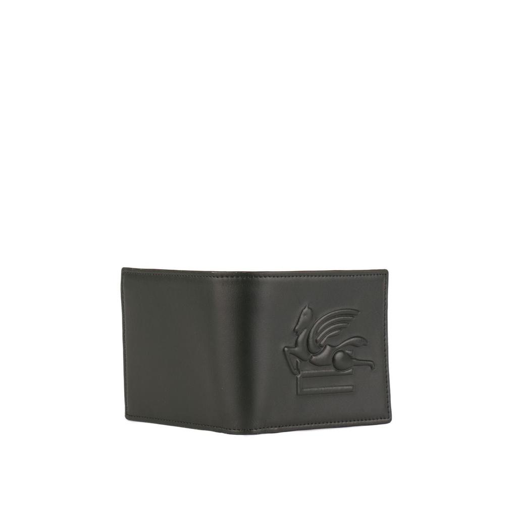 ETRO Etro Green Embossed Logo Wallet