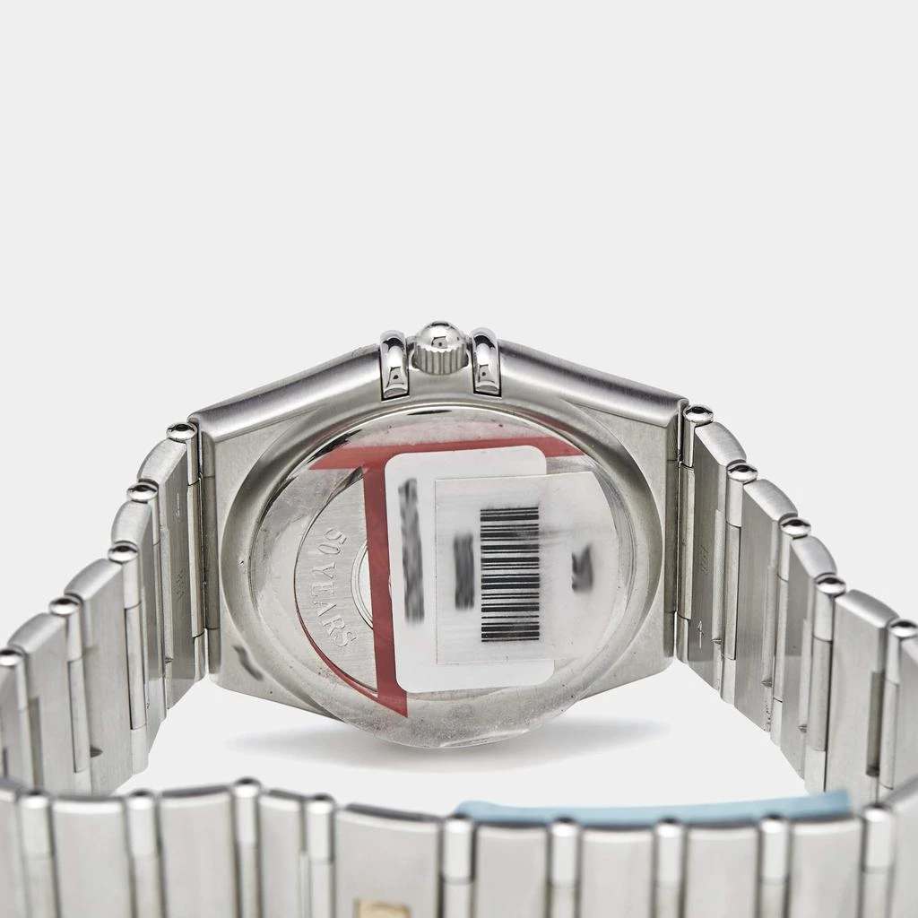 Omega Omega Silver Diamonds Stainless Steel Constellation 15043500 Men's Wristwatch 35.5 mm 4