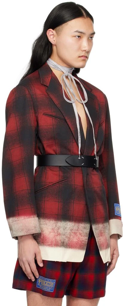 MAISON MARGIELA Red Contrast Blazer 2