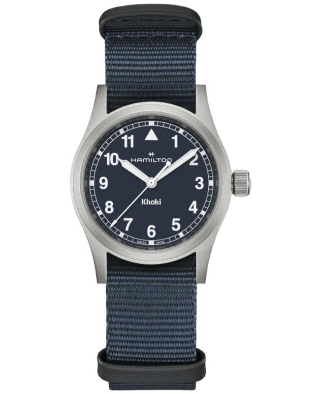 Hamilton Hamilton Khaki Field Quartz 33mm Blue Dial Fabric Strap Women's Watch H69301940