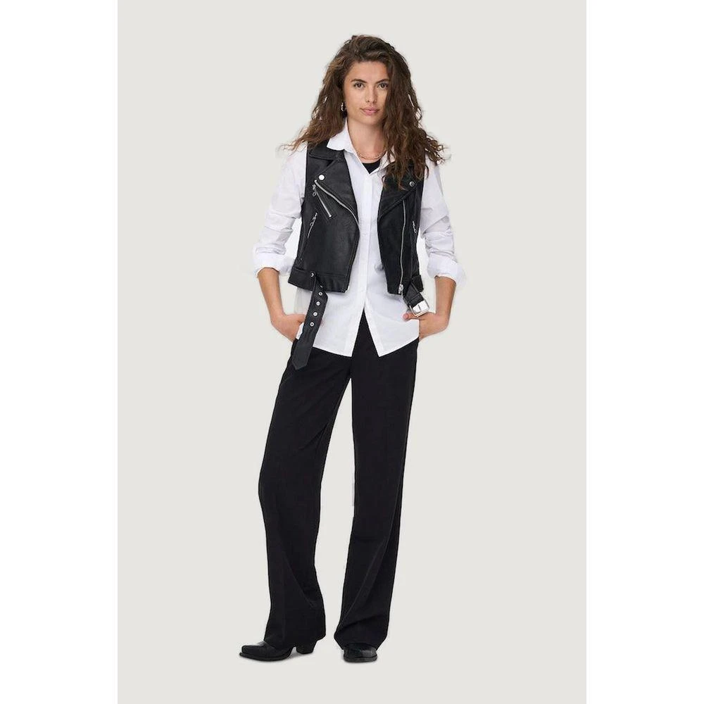 ONLY Black Polyester Jackets & Coat 3