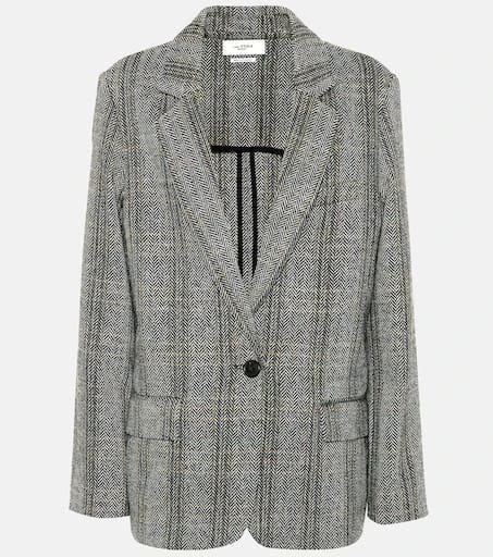Isabel Marant Charly checked wool blazer 1