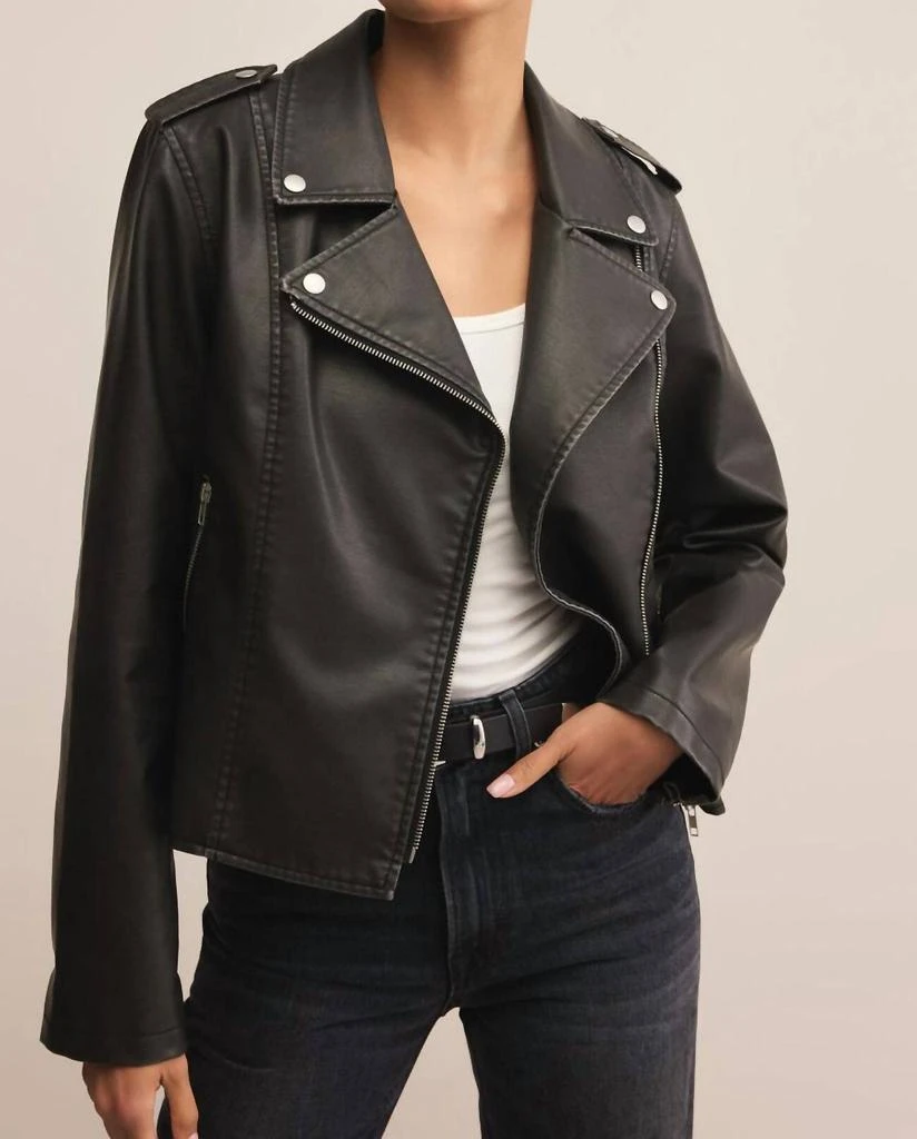 Z Supply Z Supply - Alchemy Moto Faux Leather Jacket