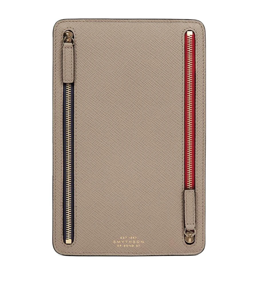 SMYTHSON Panama Leather Multi-Zip Wallet 1