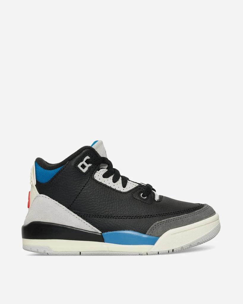 Jordan Air Jordan 3 Retro OG 'Rare Air' (PS) Sneakers Black / Chile Red / Military Blue 2