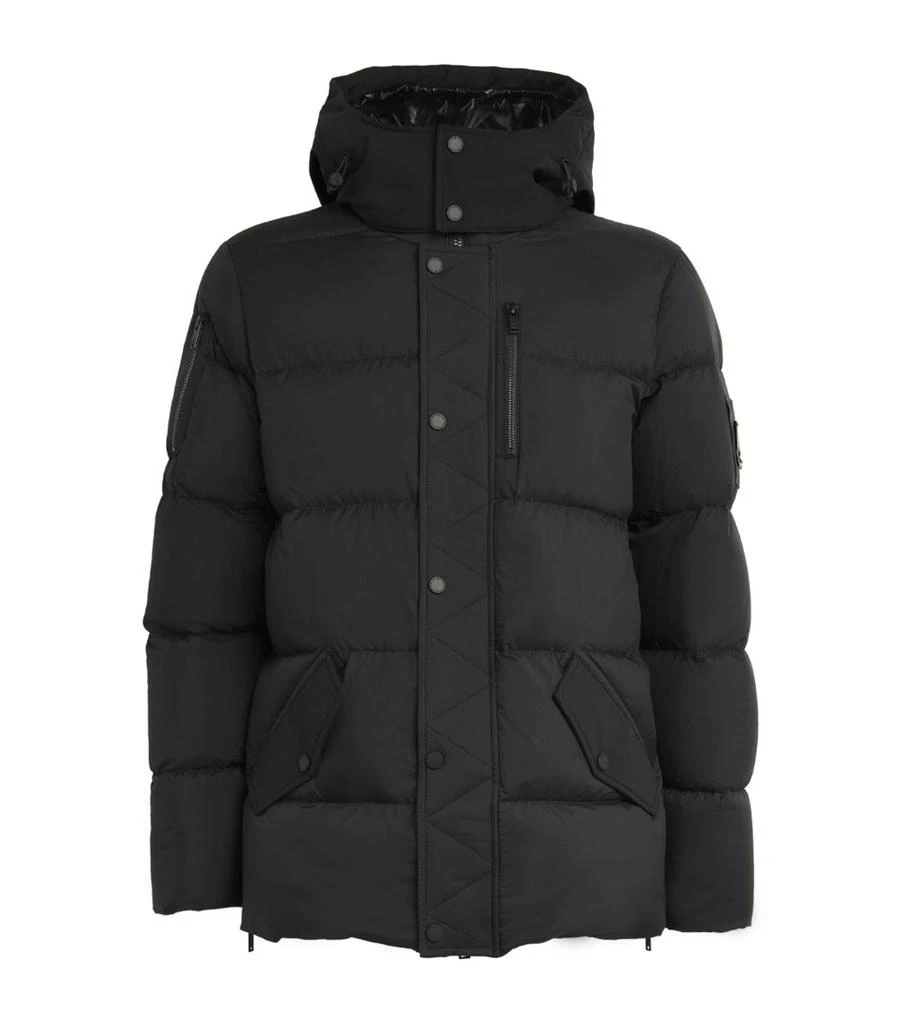 Moose Knuckles Kids 3Q Down Padded Puffer Jacket in Ivory