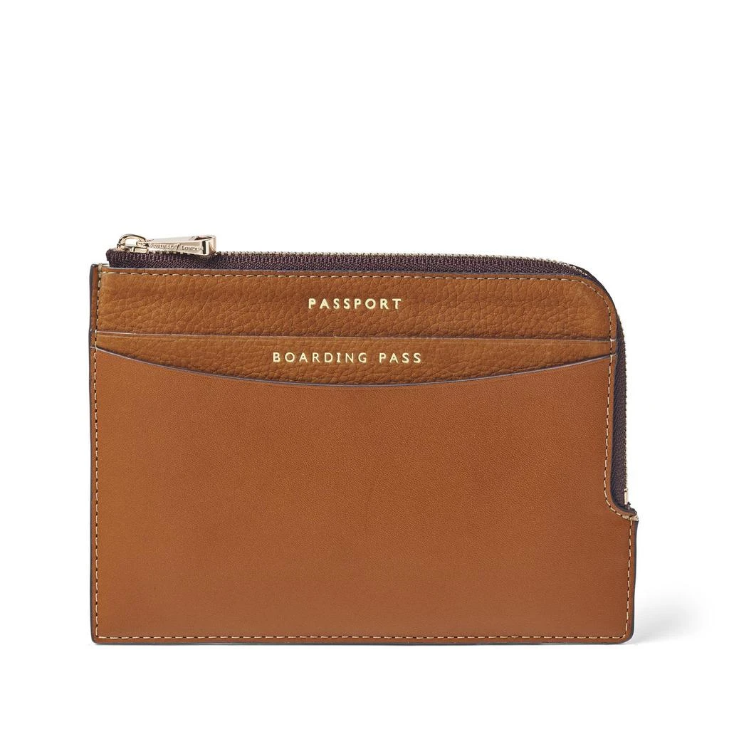 Aspinal of London Zipped travel wallet 1