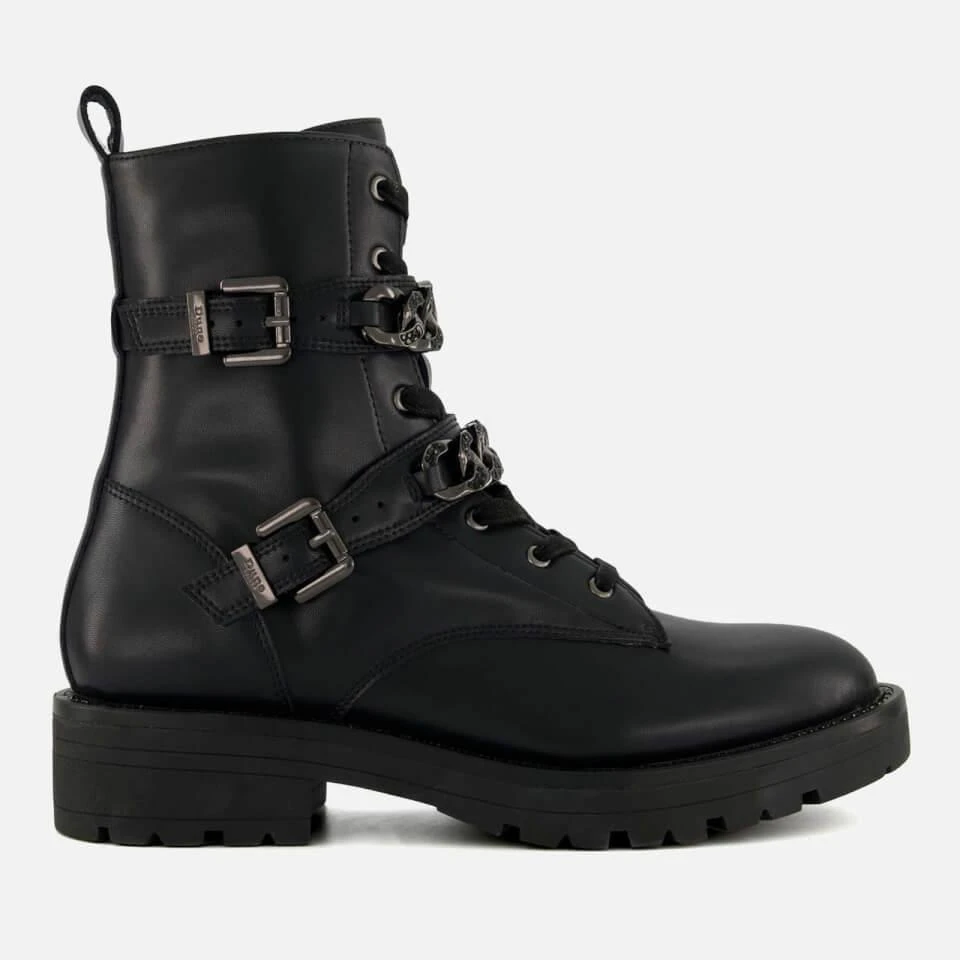 Dune DUNE LONDON WOMEN'S PLAZAS LEATHER BOOTS 1