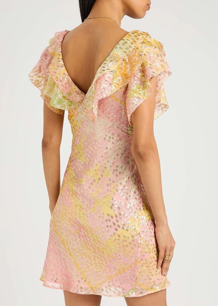 NEVER FULLY DRESSED Tilda printed chiffon mini dress 3