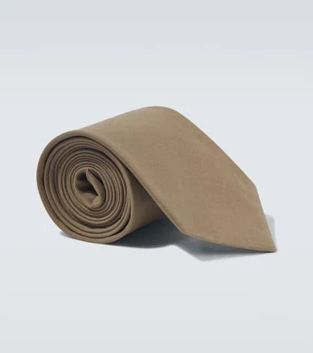 Auralee Washed Finx cotton twill tie - Ties - BeyondStyle