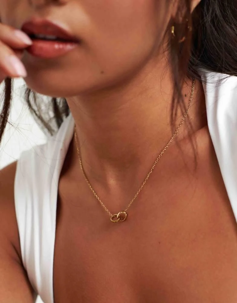 D. LOUISE D.LOUISE Linked waterproof necklace in gold  - GOLD 3