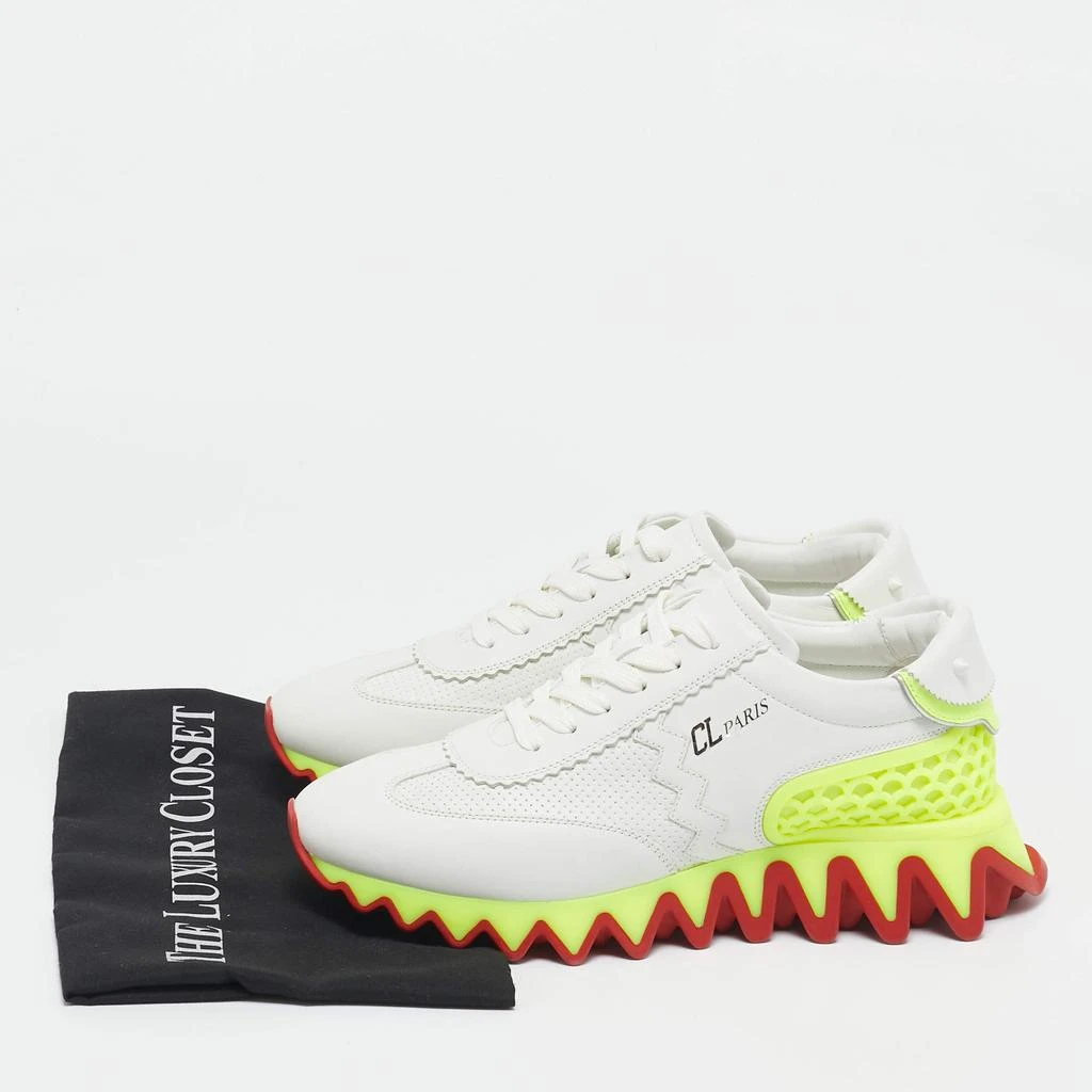 Christian Louboutin Christian Louboutin Grey Leather Loubi Shark Lace Up Sneakers Size 39 9