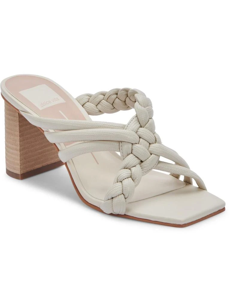 Dolce Vita PIPIN Womens Leather Square Toe Mule Sandals 4