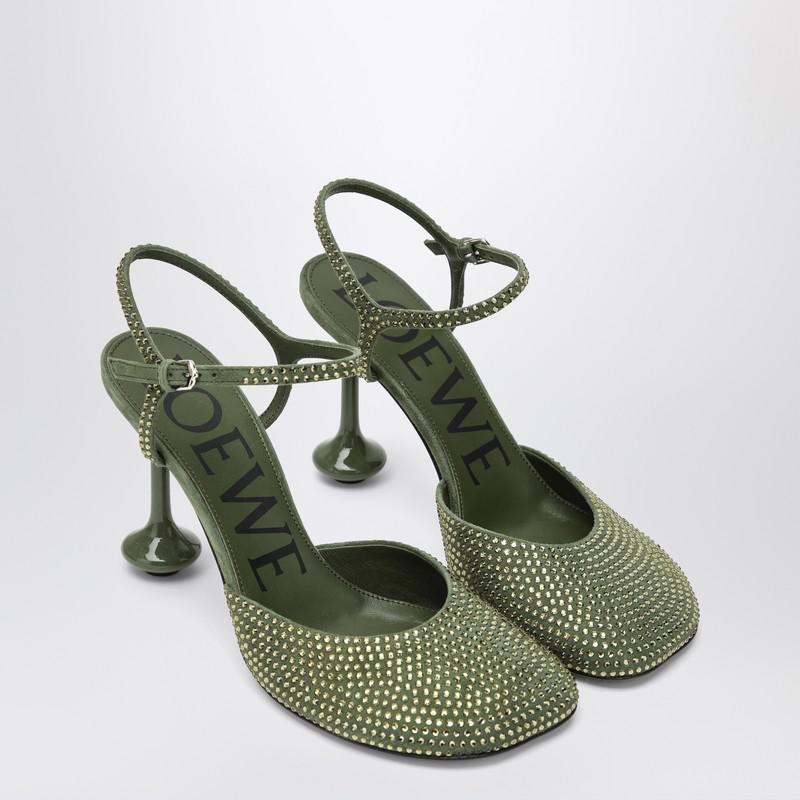 Shop Green strass ankle décolleté toy on Sale at BeyondStyle Shop Green strass ankle décolleté toy on Sale at BeyondStyle