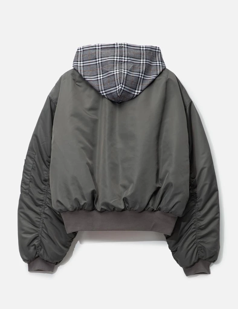 Praying Bomber W Plaid Hood 2