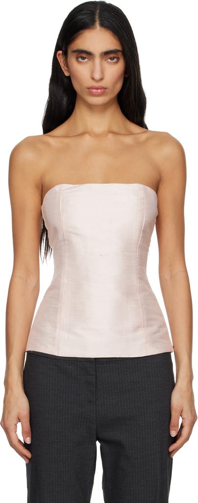 Paloma Wool White & Black Soleil Reversible Tank Top - Lingerie
