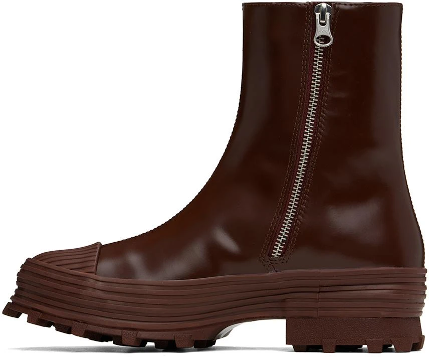 CAMPERLAB Burgundy Traktori Boots 3